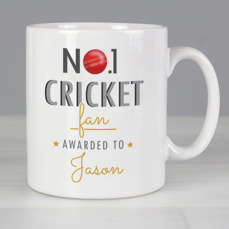 No.1 Cricket Fan Mug - Gift Moments