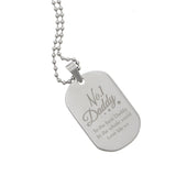 No.1 Daddy Dog Tag Necklace - Gift Moments