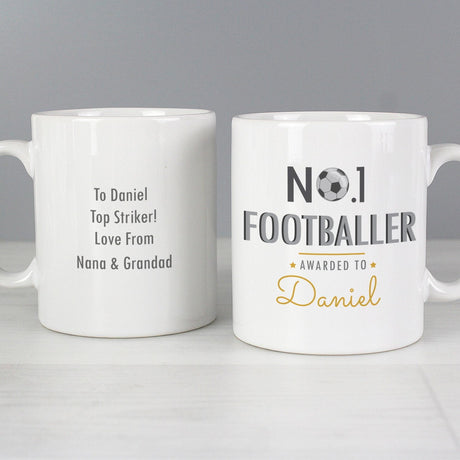 No.1 Footballer Mug - Gift Moments