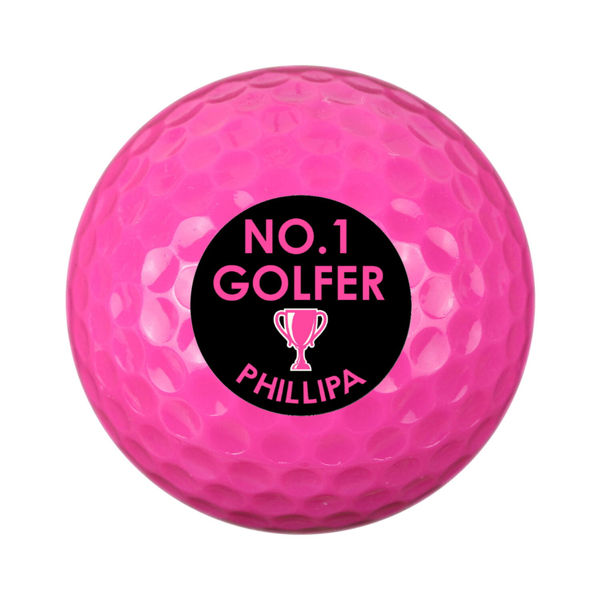 No.1 Golfer Pink Golf Ball - Gift Moments
