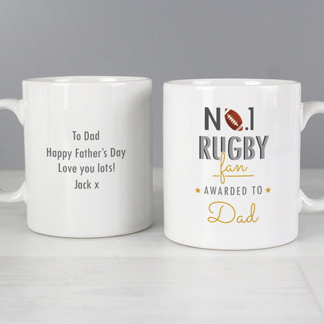 No.1 Rugby Fan Mug - Gift Moments
