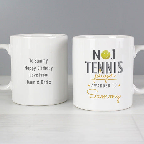 No.1 Tennis Player Mug - Gift Moments