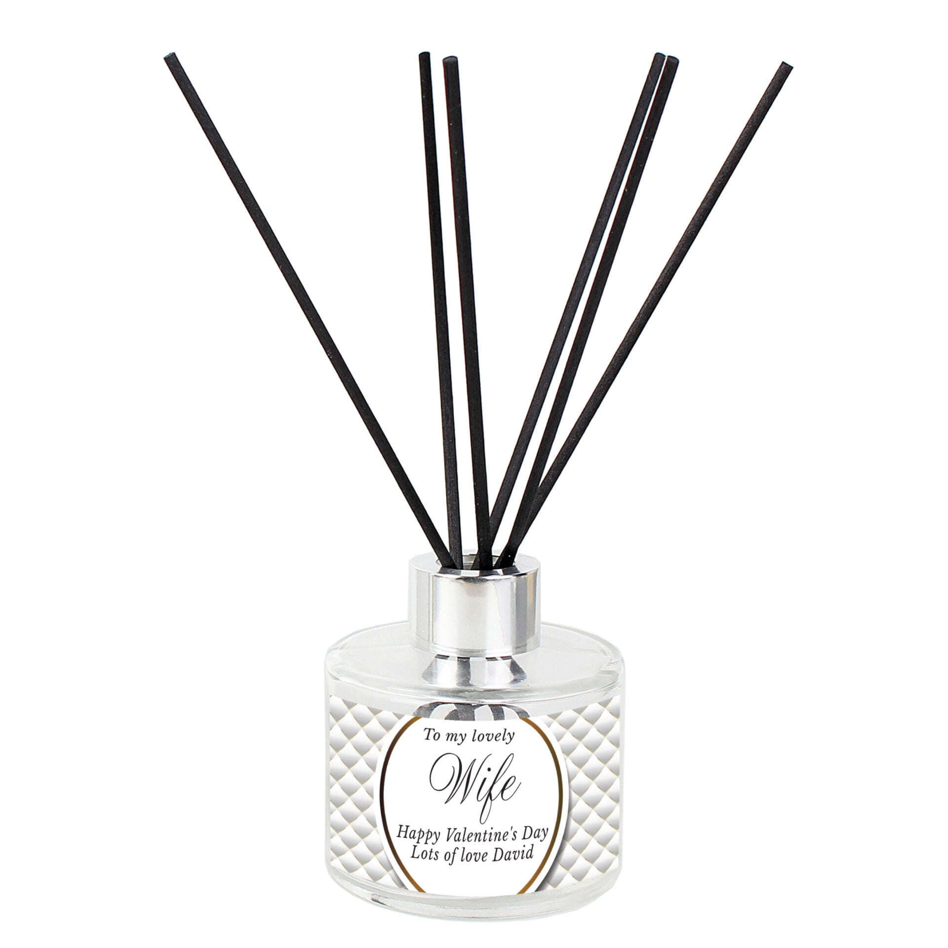 Personalised Opulent Reed Diffuser: 5 - Reed Diffusers By Gift Moments