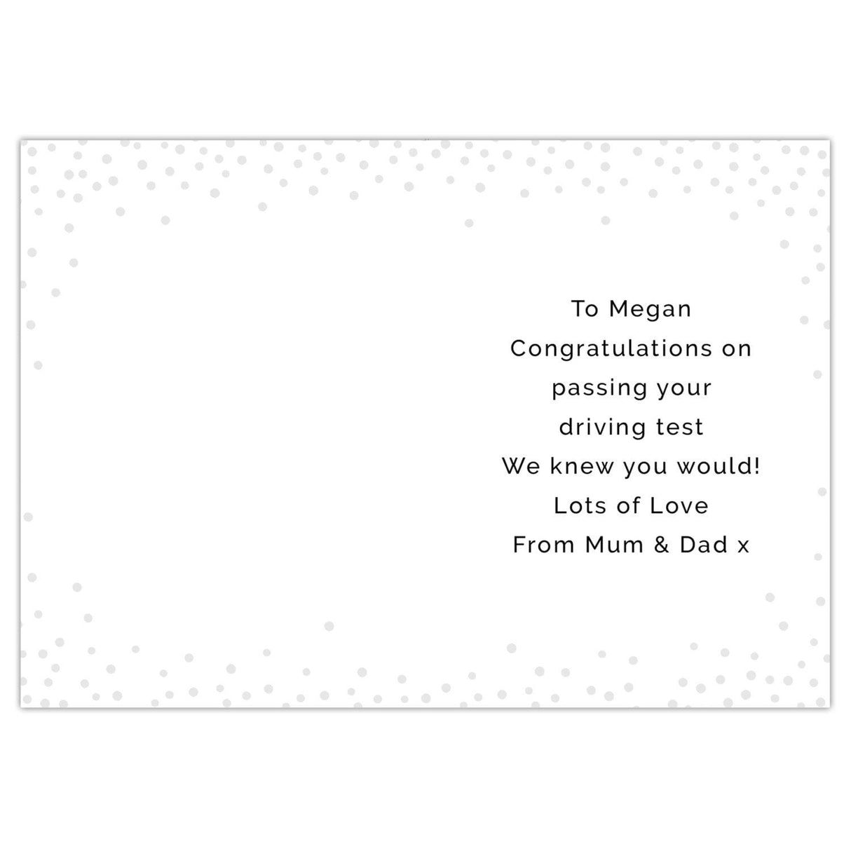 Passed Driving Test Card - Gift Moments