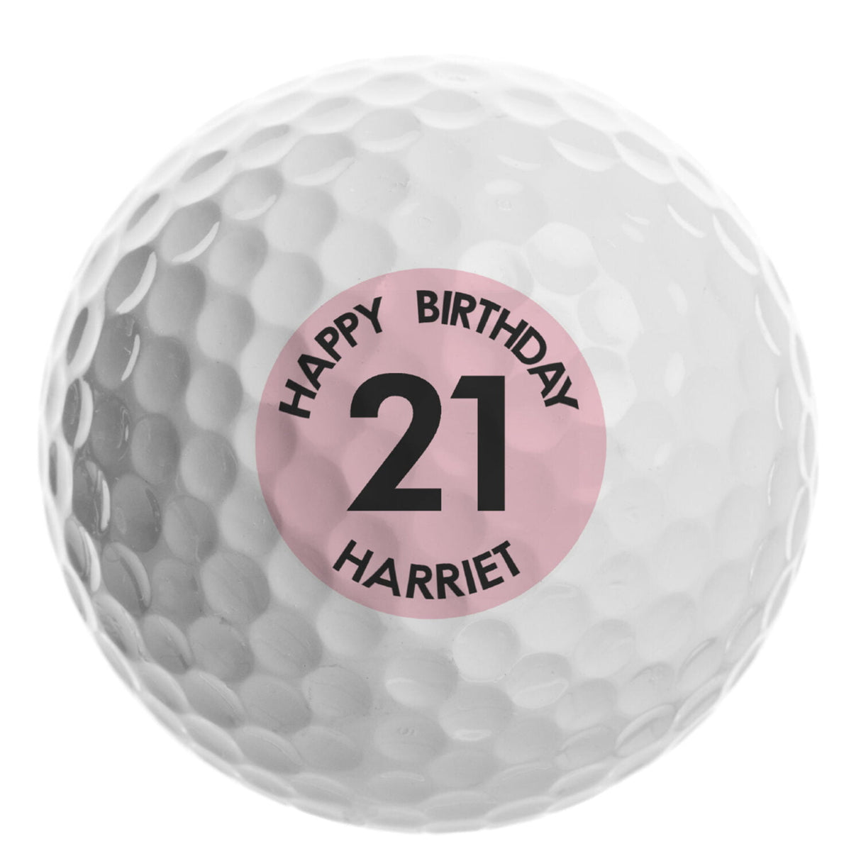 Pink Big Age Golf Ball - Gift Moments