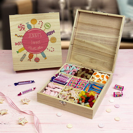 Pink Collection - Wooden Sweet Box - Gift Moments