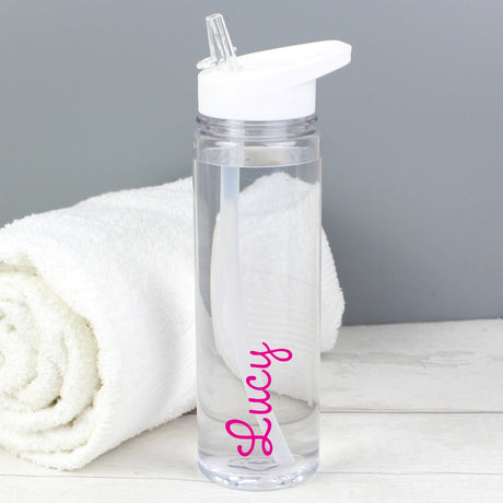 Pink Name Island Water Bottle - Gift Moments