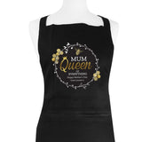 Queen Bee Black Apron - Gift Moments