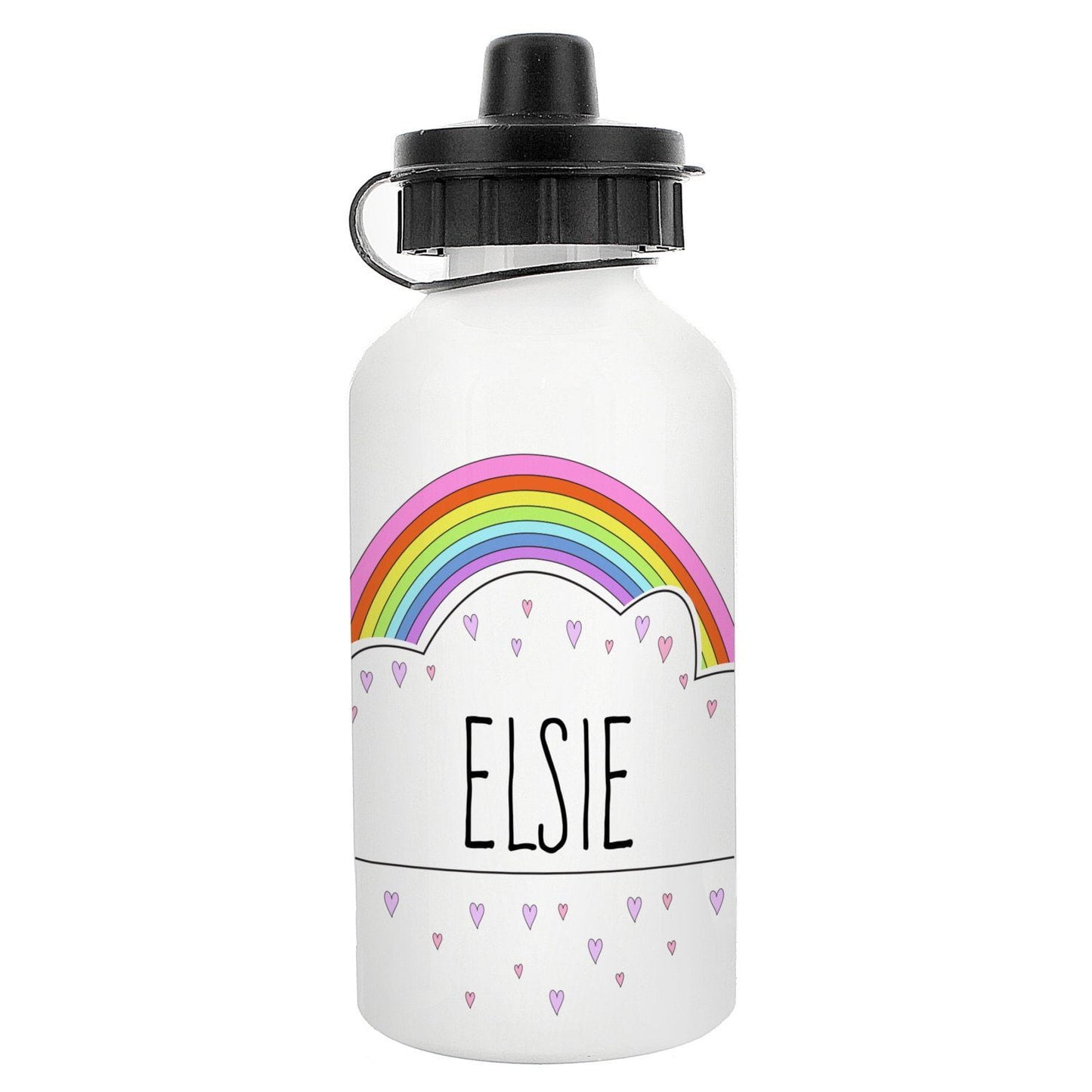 Personalised Rainbow Drinks Bottle: 3 - Kids Bottles By Gift Moments