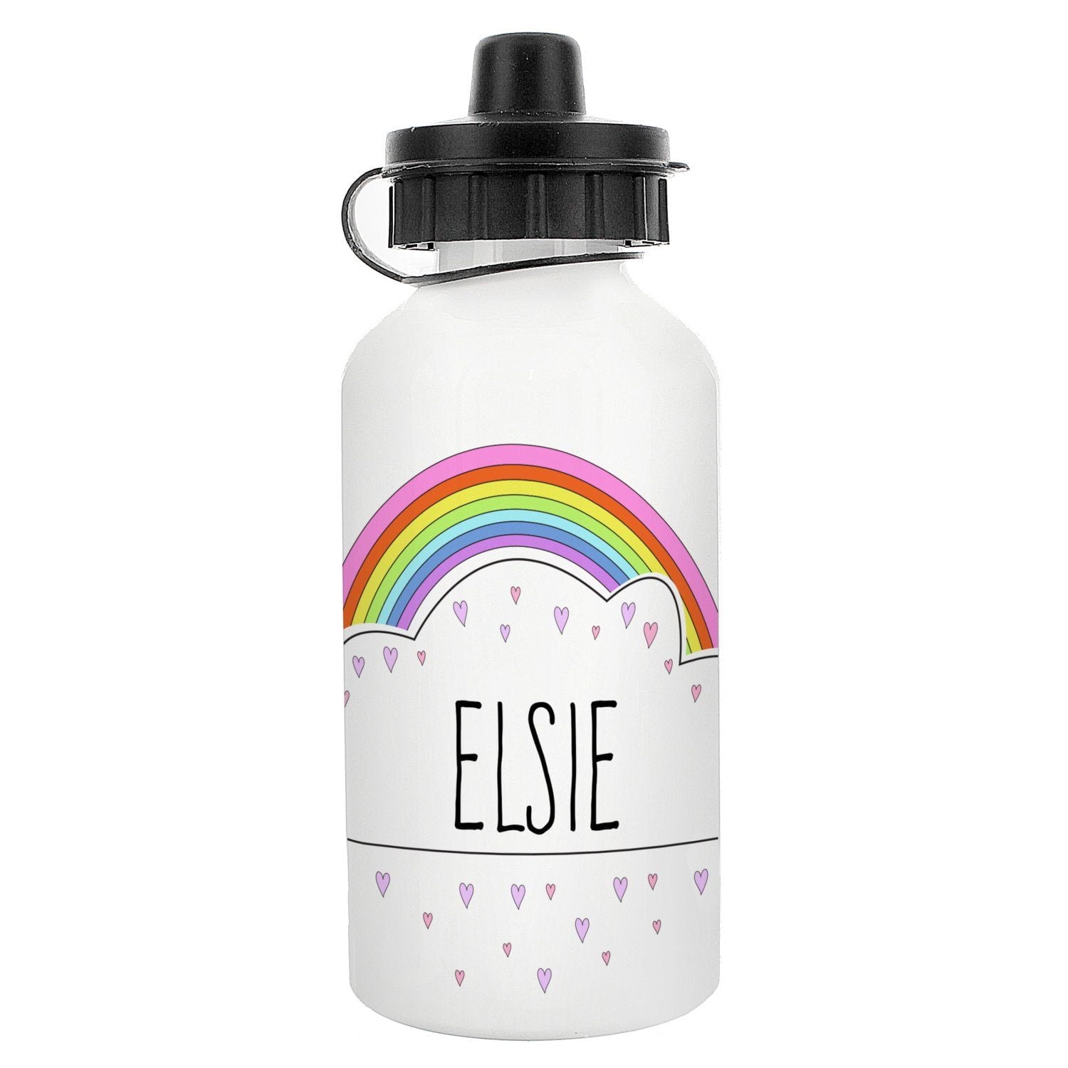 Personalised Rainbow Drinks Bottle: 3 - Kids Bottles By Gift Moments