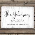 Personalised Rustic Metal Sign - Shop Signs & Plaques At Gift Moments - 1