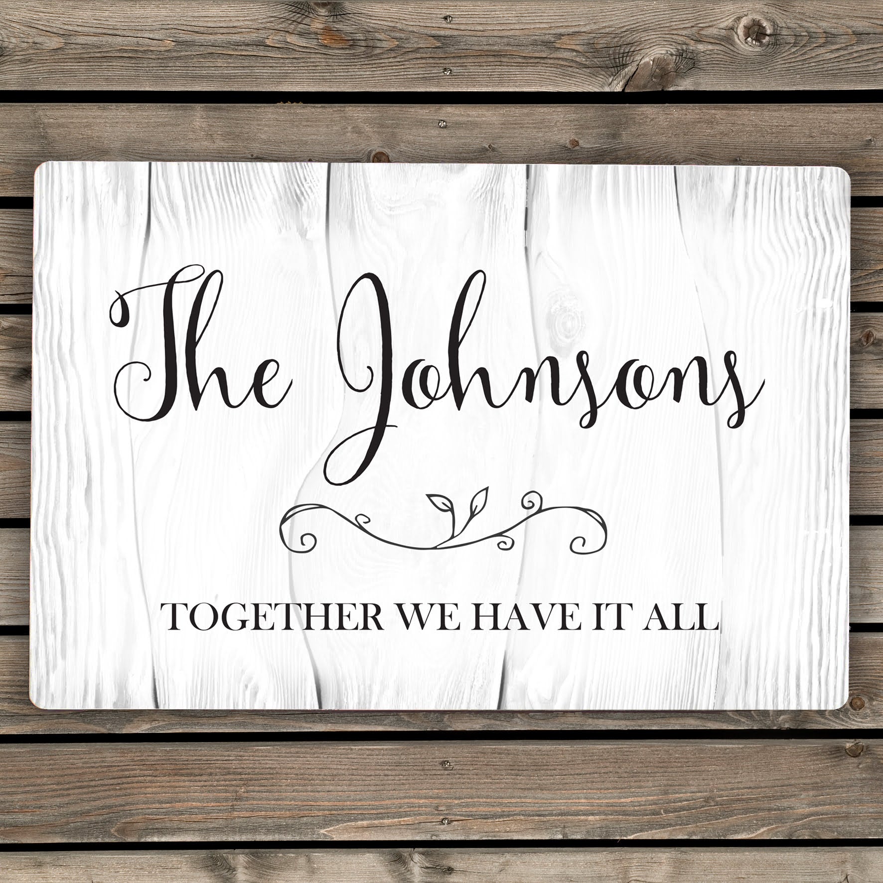 Personalised Rustic Metal Sign - Shop Signs & Plaques At Gift Moments - 1