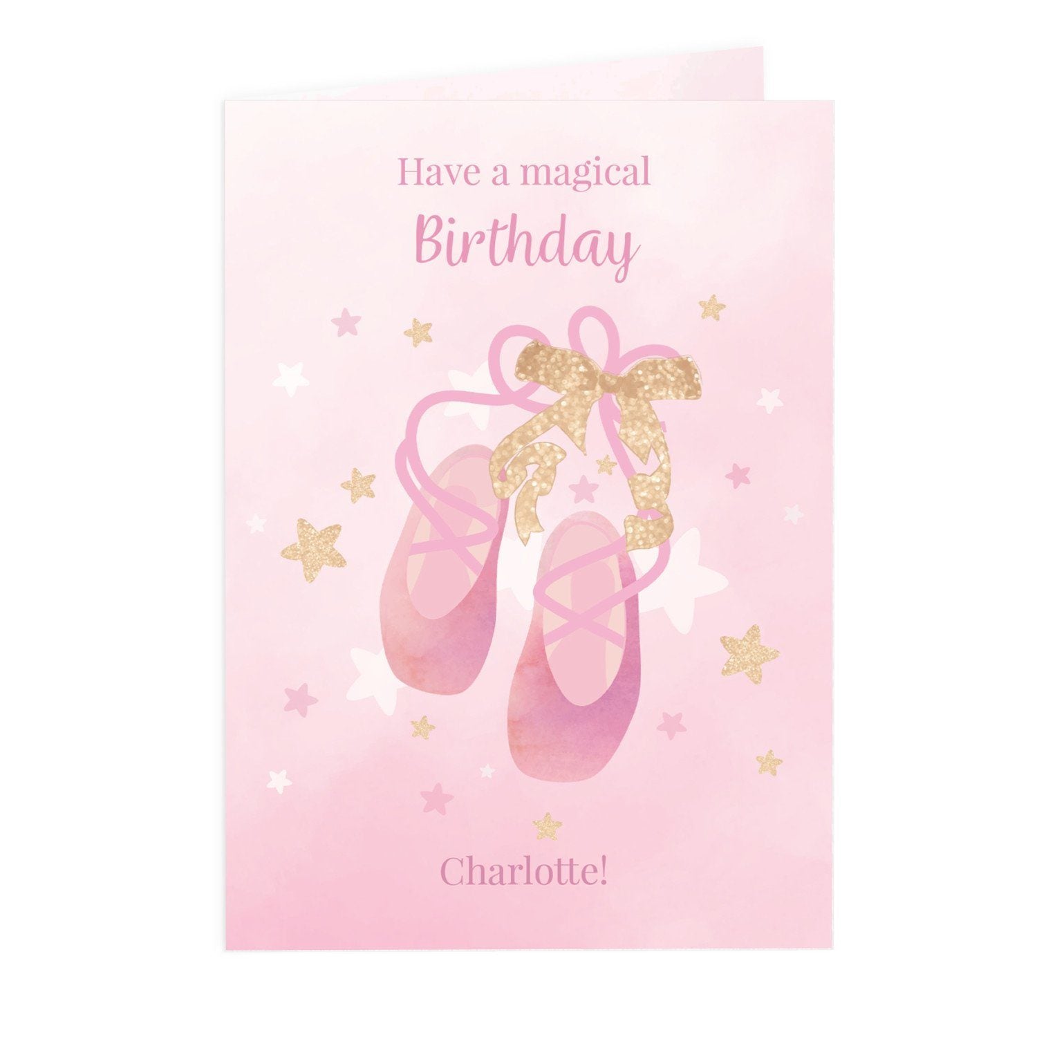 Personalised Swan Lake Ballet Card: 2 - Greeting Cards By Gift Moments