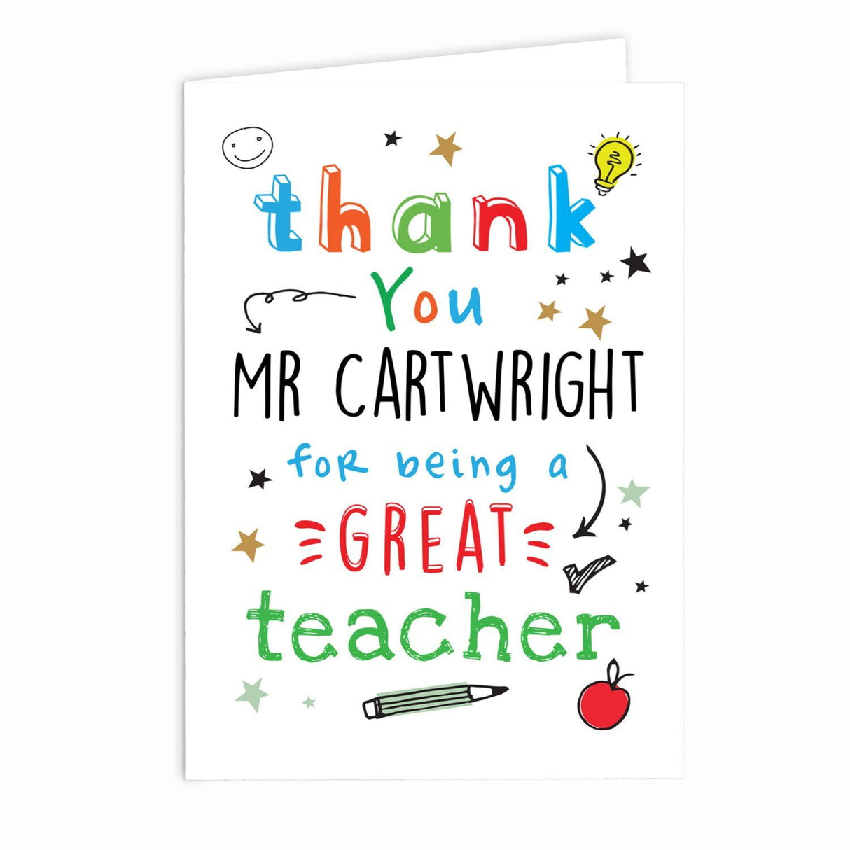 Thank You Teacher Card - Gift Moments
