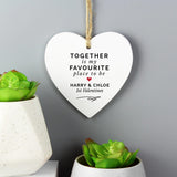 Together Is My Favorite Place Heart Decoration - Gift Moments
