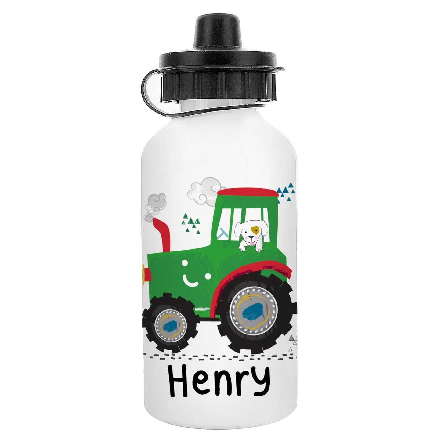Personalised Tractor Drinks Bottle: 3 - Kids Bottles By Gift Moments