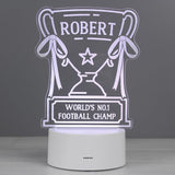 Personalised Colour Changing Trophy Night Light: 8 - LED Lighting By Gift Moments