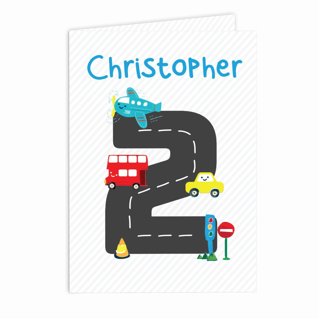 Personalised Vehicles Birthday Card - Shop Greeting Cards At Gift Moments - 3