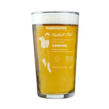 Vintage Football Supporter's Pint Glass - Gift Moments