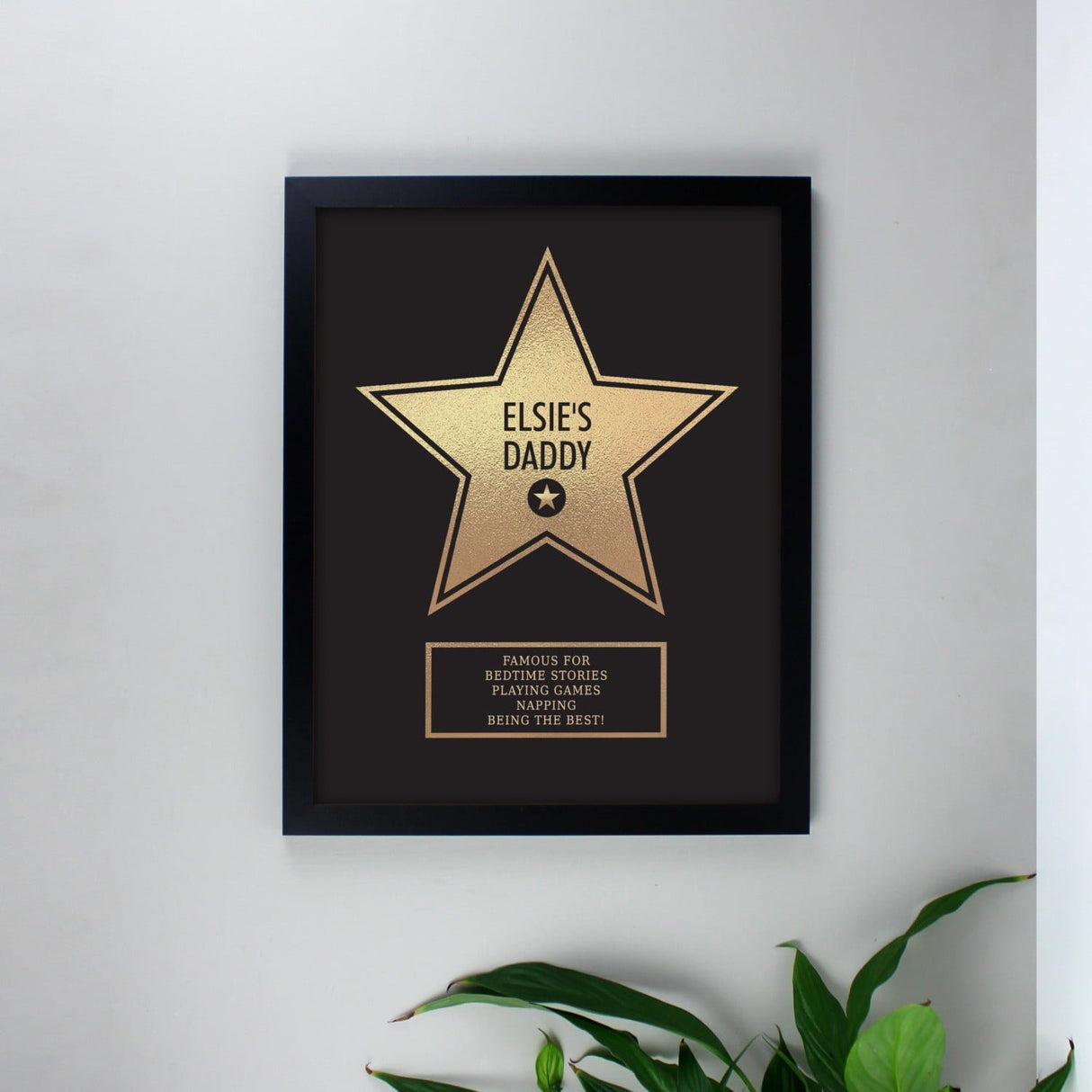 Walk of Fame Star Award Framed Print - Gift Moments