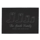 Welly Boot Family of Four Slate - Gift Moments