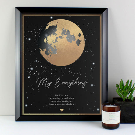 You Are My Sun My Moon Black Framed Print - Gift Moments