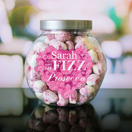 You make me FIZZ like Prosecco Sweet Jar - Gift Moments