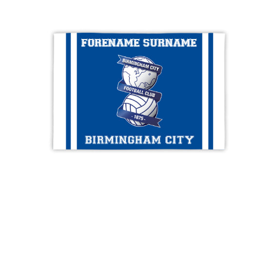 Personalised Birmingham City FC Crest 3ft x 2ft Banner