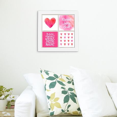 Framed 'To The Moon And Back' Print - Gift Moments