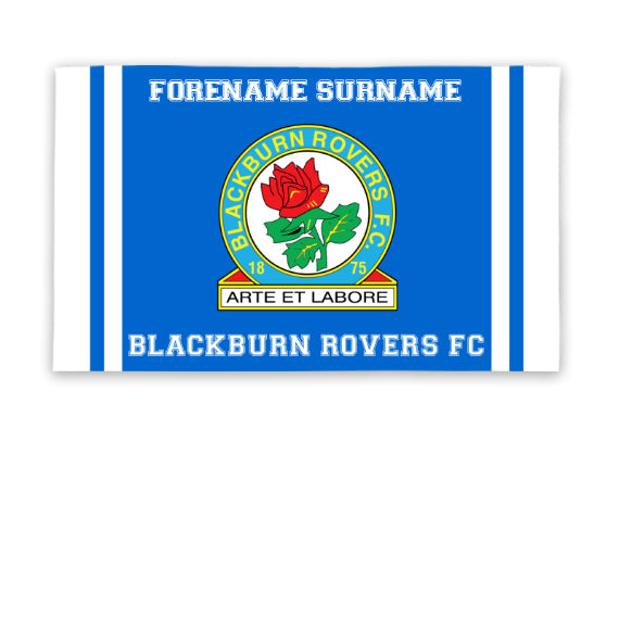 Personalised Blackburn Rovers FC Crest 5ft x 3ft Banner
