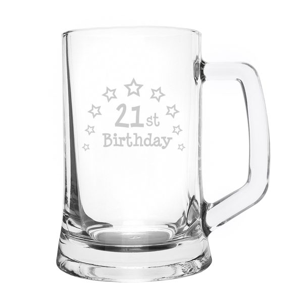 21st Birthday Stern Tankard: 2 - Tankards By Gift Moments