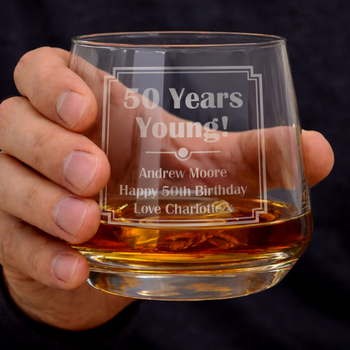 Personalised Art Deco Tumbler