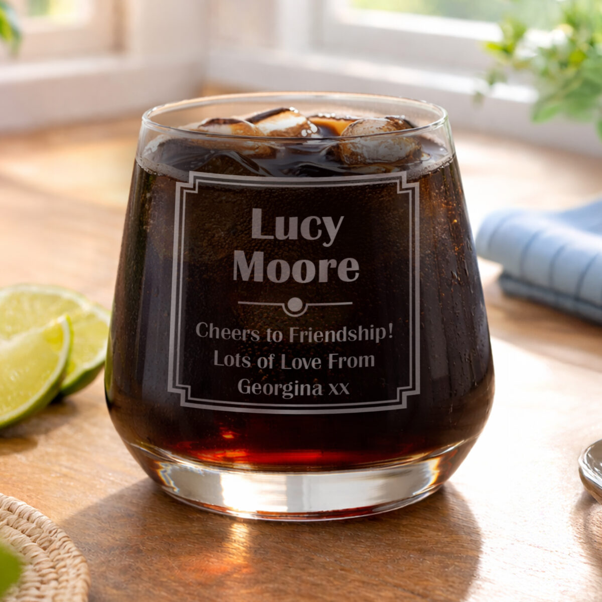 Personalised Art Deco Tumbler