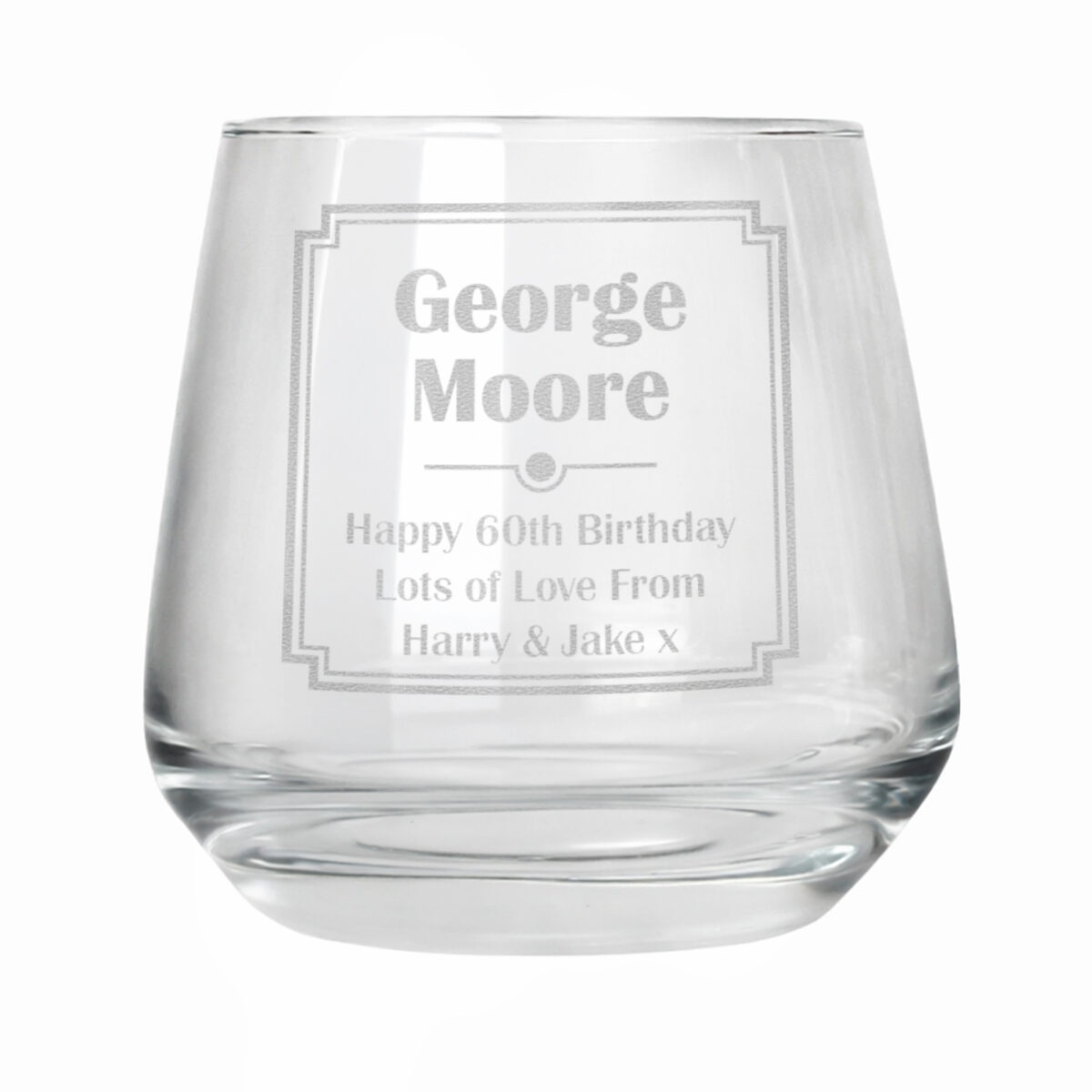 Personalised Art Deco Tumbler