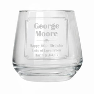 Personalised Art Deco Tumbler