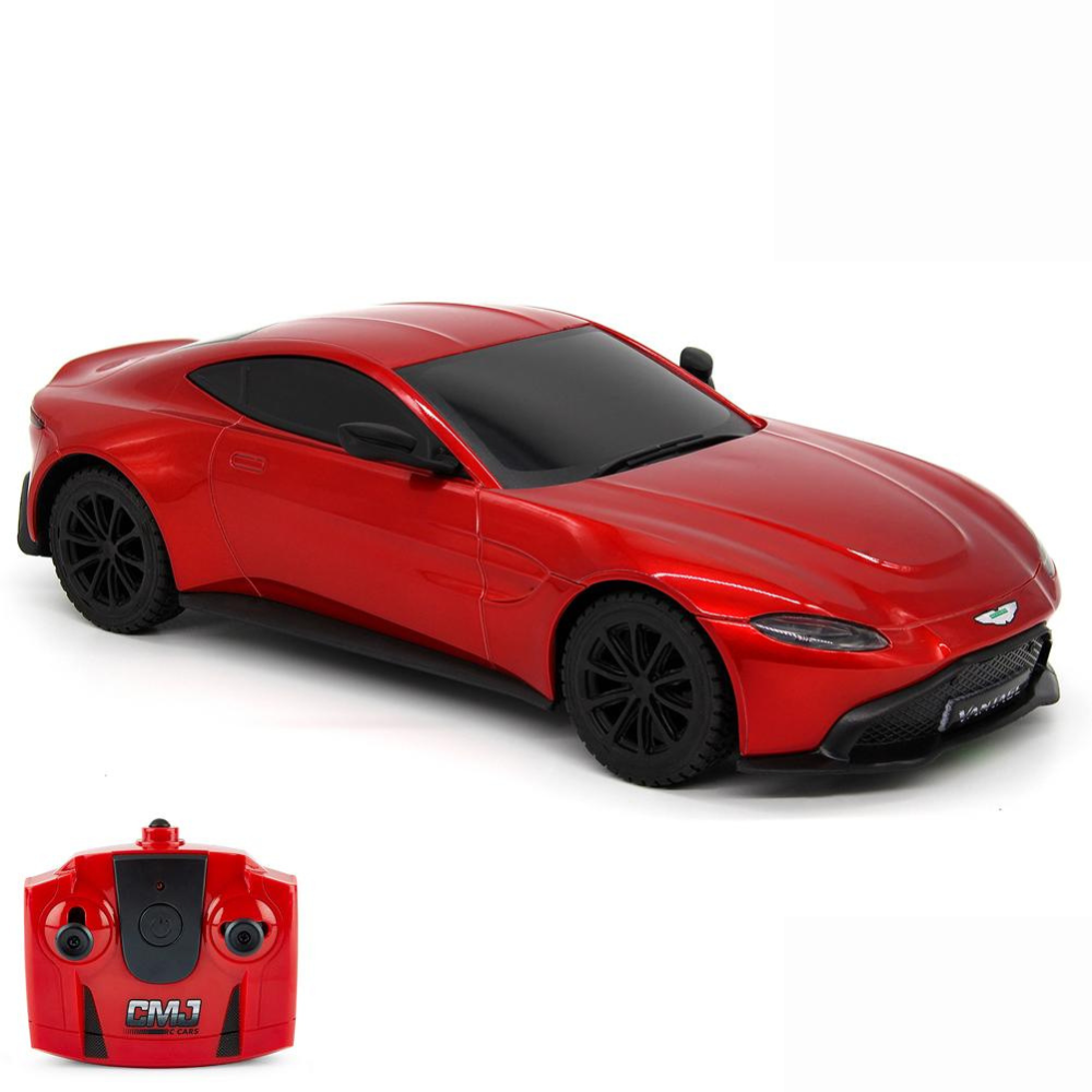 Aston Martin Vantage Radio Controlled Car 1:24 Scale Red