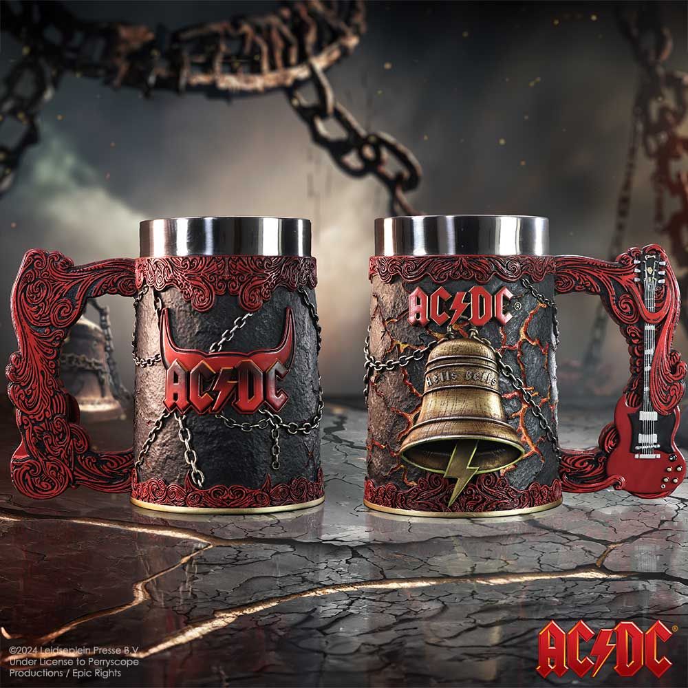 Ac dc hells bells inspired tankard
