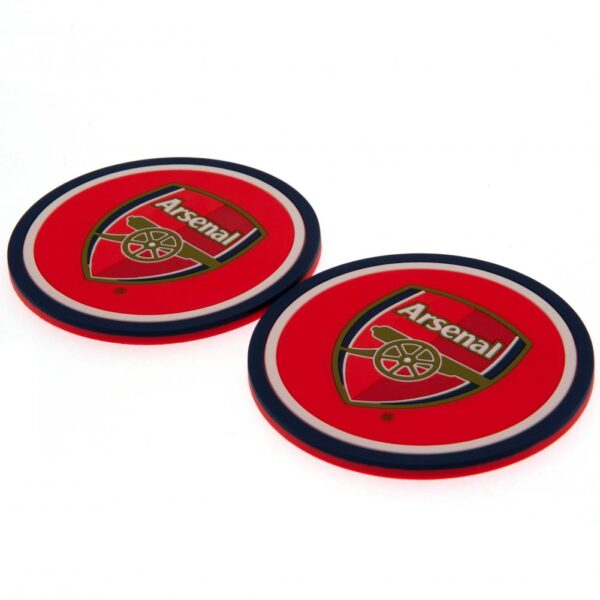 Arsenal FC 2pk Coaster Set: 2 - Coasters By Arsenal