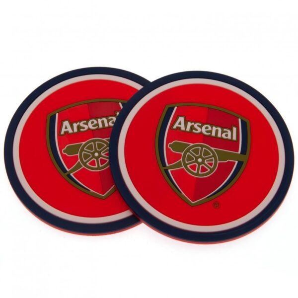 Arsenal FC 2pk Coaster Set: 1 - Coasters By Arsenal