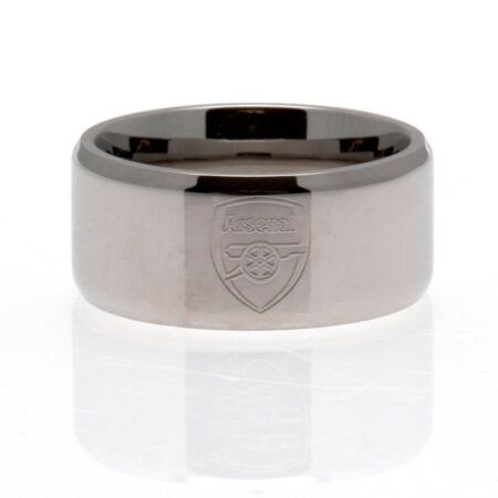 Arsenal FC Band Ring Small: 2 - Jewellery By Arsenal
