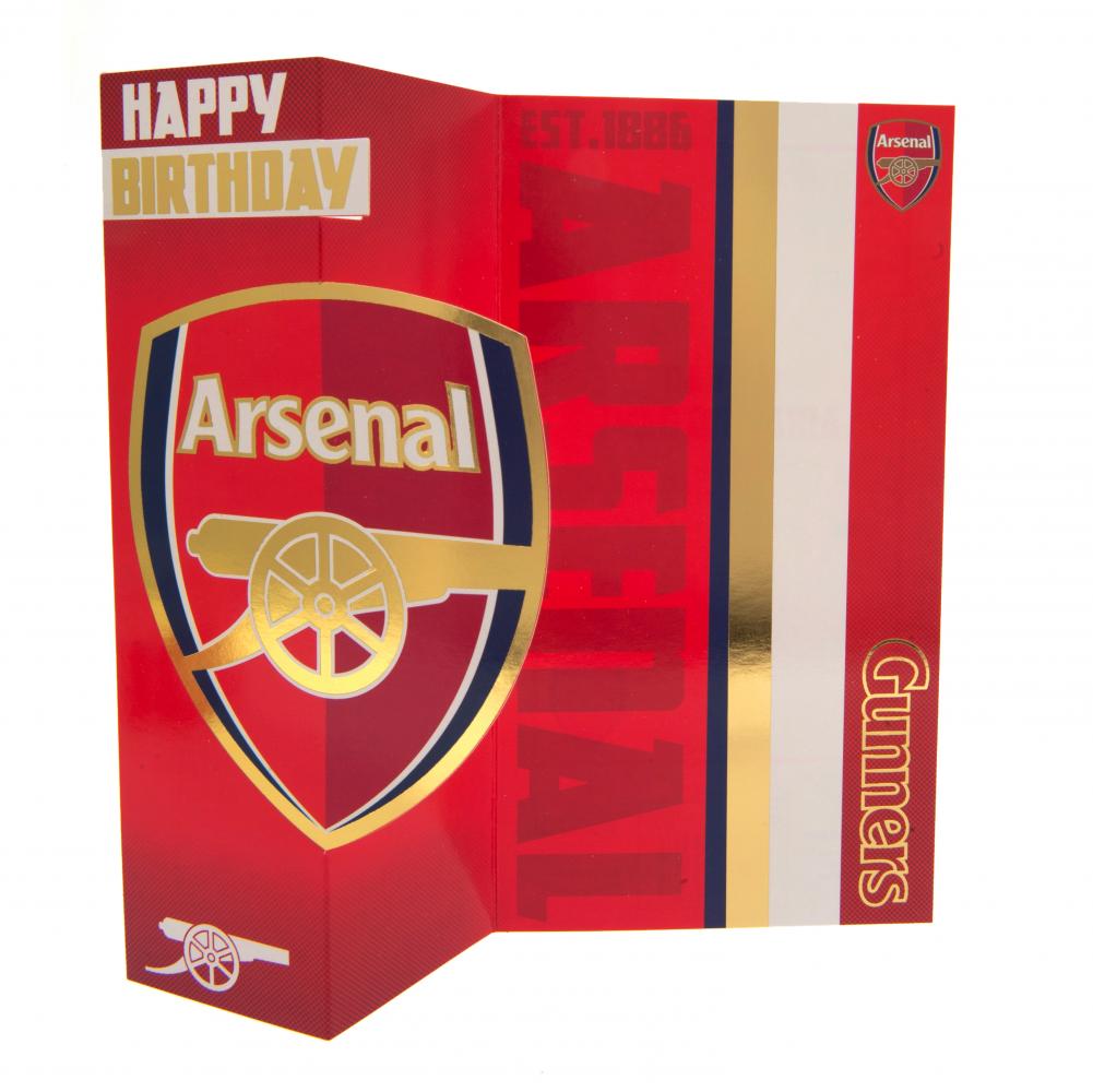 Arsenal FC Gunners Birthday Card: 2 - Greeting Cards By Arsenal