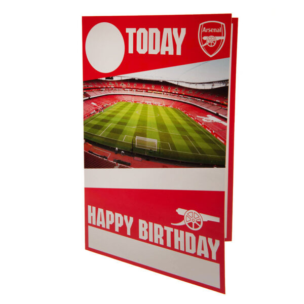Arsenal FC Birthday Card With Stickers: 2 - Greeting Cards By Arsenal