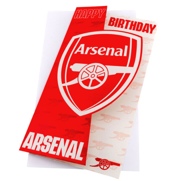 Arsenal FC Crest Birthday Card: 1 - Greeting Cards By Arsenal