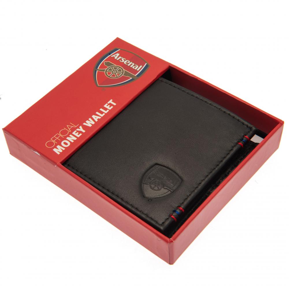 Arsenal FC Leather Stitched Wallet: 1 - Wallets By Arsenal