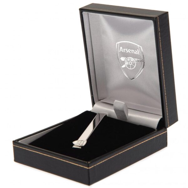 Arsenal FC Silver Plated Tie Slide: 1 - Cufflinks & Tie Slides By Arsenal