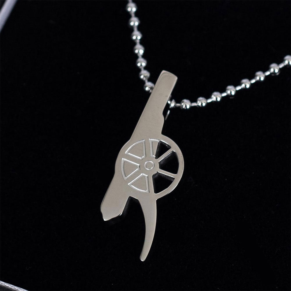 Arsenal FC Stainless Steel Cannon Pendant & Chain: 1 - Jewellery By Arsenal