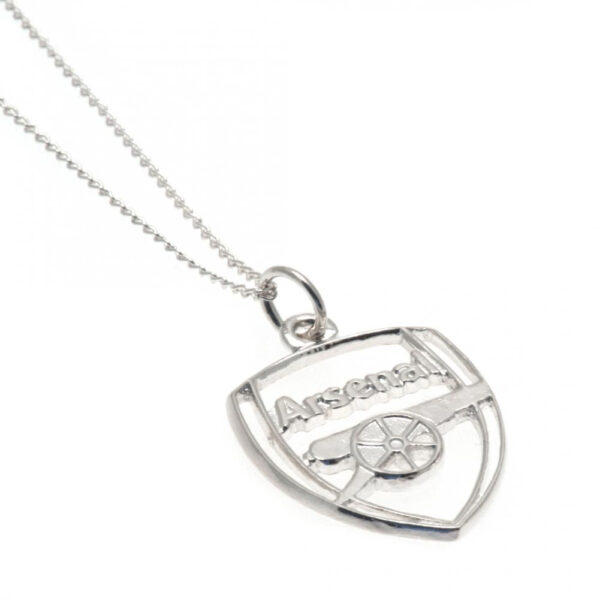 Arsenal FC Sterling Silver Pendant & Chain CR: 2 - Jewellery By Arsenal