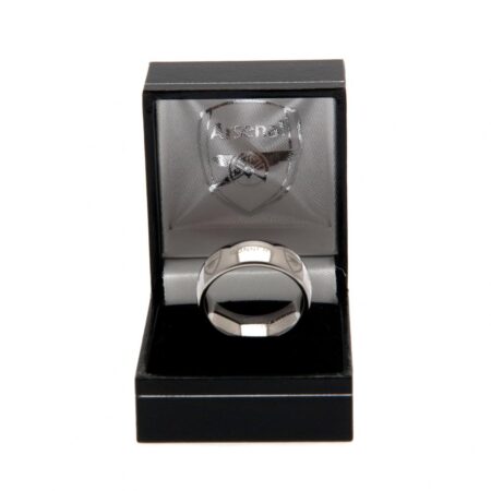 Arsenal FC Super Titanium Ring Medium: 1 - Jewellery By Arsenal
