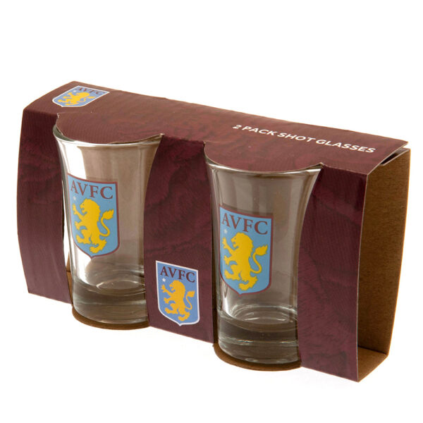 Aston Villa FC 2pk Shot Glass Set: 1 - Glassware By Aston Villa