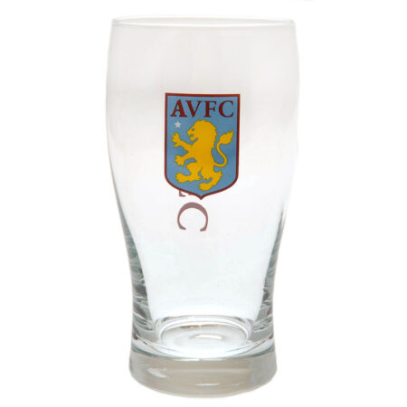 Aston Villa FC Tulip Pint Glass: 2 - Glassware By Aston Villa